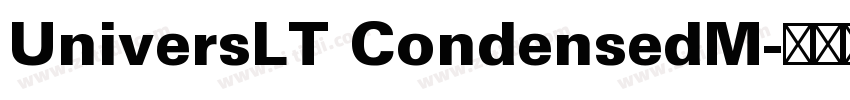 UniversLT CondensedM字体转换